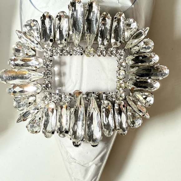 Good American Cinder F*cking Rella Glass Heels Size 7.5 - Picture 7 of 10